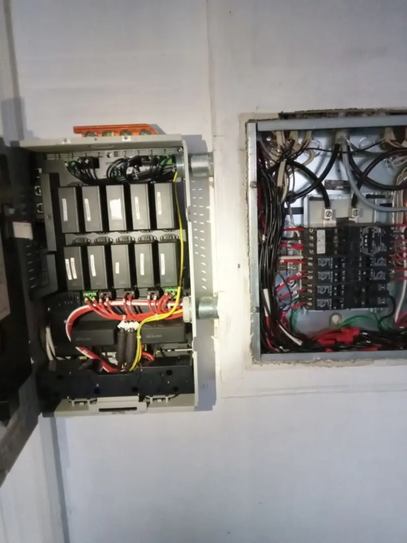 Electrical panel upgrade completed for Carbon Monoxide Detector Installation in Lehman